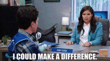Superstore Amy Sosa GIF - Superstore Amy Sosa I Could Make A Difference GIFs
