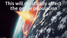 Geese Population Apocalypse GIF - Geese Population Apocalypse This Will Drastically Affect The Geese Poupulation GIFs