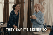 They Say Its Better To Work Through The Pain Sarah Levy GIF - They Say Its Better To Work Through The Pain Sarah Levy Twyla GIFs
