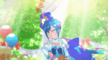 delicious party precure anime cure spicy cure yum yum magical girl