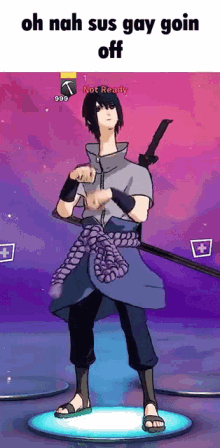 Sasuke Uchiha Fortnite GIF