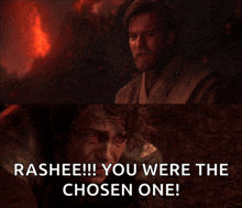 a rashee you were the chosen one poster