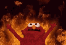Elmo Inferno GIF - Elmo Inferno Hell GIFs