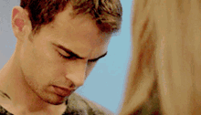 looking up theo james