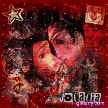 a picture of a man and a woman kissing with the website jocaria glitterfy.com