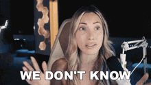 We Don'T Know Avori Henderson GIF - We Don'T Know Avori Henderson Avori GIFs