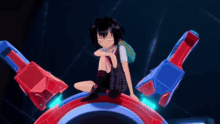 spiderman spider verse angry annoyed peni