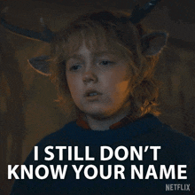 I Still Don'T Know Your Name Gus GIF - I Still Don'T Know Your Name Gus Sweet Tooth GIFs