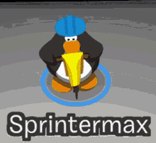 Sprintermax Club Penguin GIF - Sprintermax Club Penguin Quebra Sprinter GIFs