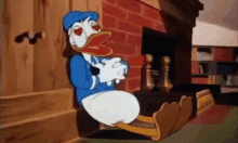 Donald Duck Hearteyes GIF
