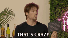 Thats Crazy Ian Somerhalder GIF - Thats Crazy Ian Somerhalder Weird GIFs