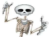 Skeletons Skeleton Dance Sticker