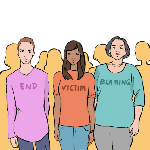 End Victim Blaming Sexual Assault Sticker
