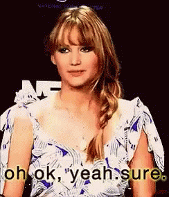 Jennifer Lawrence Oh Ok GIF - Jennifer Lawrence Oh Ok Yeah - Discover &  Share GIFs