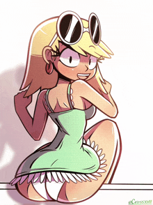 a drawing of a cartoon character with the name grassxvii on the bottom right
