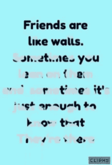 Friends Friendship GIF - Friends Friendship Like Walls GIFs