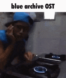 Blue Archive Blue Archive Ost GIF - Blue Archive Blue Archive Ost Dj Gas Stove GIFs