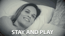 Stay And Play Hillary Swank GIF