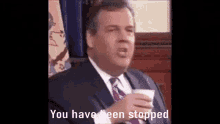 Chris Christie You Have Been Stopped GIF - Chris Christie You Have Been Stopped GIFs