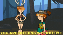 Total Drama Island Heather GIF - Total Drama Island Heather You Are Nothing Without Me GIFs