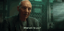 what am i to you jean luc picard patrick stewart star trek picard what do i mean to you