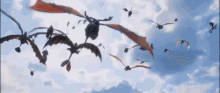How To Train Your Dragon Dragons GIF - How To Train Your Dragon Dragons Flying GIFs