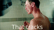 Logan Echolls Shower GIF - Logan Echolls Shower That Tracks GIFs