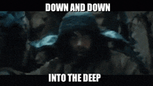 Down And Down Into The Deep Diggy Diggy Hole GIF - Down And Down Into The Deep Diggy Diggy Hole The Hobbit GIFs
