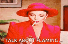 Joan Collins Smoke GIF - Joan Collins Smoke Cigarette GIFs