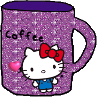Good Morning Hello Kitty Sticker - Good Morning Hello Kitty Stickers