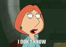 Family Guy Lois Griffin GIF - Family Guy Lois Griffin I Dont Know GIFs