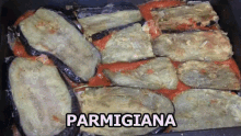 Parmigiana Melanzane Cibo Pomodoro GIF - Parmigiana Eggplant Food GIFs
