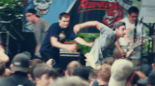 Crowd Diving State Champs GIF - Crowd Diving State Champs Elevated Song GIFs