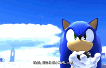 sonic unleashed yeah this is the real me the real me this is who i am this is me