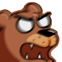 Bear Rage Sticker - Bear Rage Angry Stickers