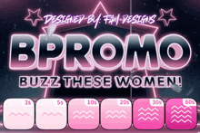 a poster that says buzz these women on it
