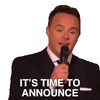 It'S Time To Announce The Results Ant Mcpartlin Sticker - It'S Time To Announce The Results Ant Mcpartlin Britain'S Got Talent Stickers