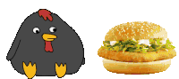 Flube Burger Sticker - Flube Burger Stickers