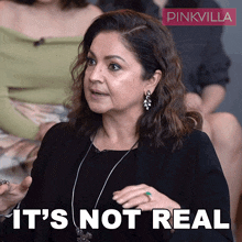 It'S Not Real Pooja Bhatt GIF - It'S Not Real Pooja Bhatt Pinkvilla GIFs