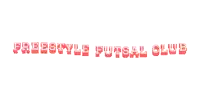 a white background with the words freestyle futsal club in red letters