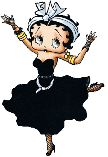 betty boop blackand white are always right smaller scale of blue and red dresses you can see how it moves
