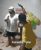 singing sing karaoke feel na feel party