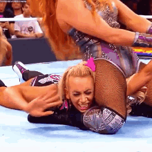 charlotte flair natural selection disarm her becky lynch carmella