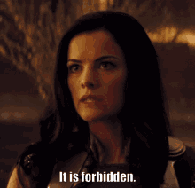 It Is Forbidden Lady Sif GIF - It Is Forbidden Lady Sif Thor GIFs