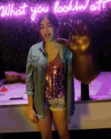 Adah Sharma Thanos GIF - Adah Sharma Thanos Middle Finger GIFs