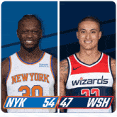 New York Knicks (54) Vs. Washington Wizards (47) Half-time Break GIF - Nba Basketball Nba 2021 GIFs
