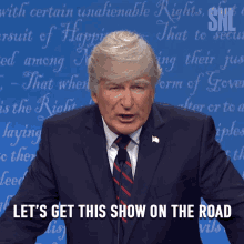 Lets Get This Show On The Road And Off The Rails GIF - Lets Get This Show On The Road And Off The Rails Donald Trump GIFs