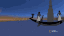 Boating Lost Treasures Of Egypt GIF - Boating Lost Treasures Of Egypt Crossing The River GIFs
