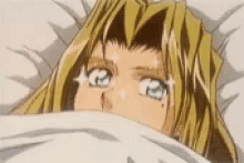 vash trigun wave in bed anime