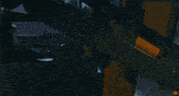 a pixel art of a light coming out of a dark tunnel